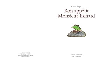 Paperback bon appetit monsieur renard [French] Book