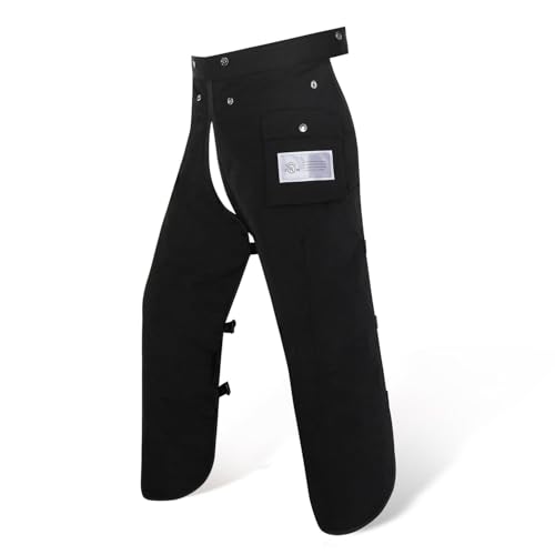 ZELARMAN Chainsaw Chaps Apron Wrap 8-layer for Men/Women Loggers Forest Workers Protective Chain Saw Pants Adjustable