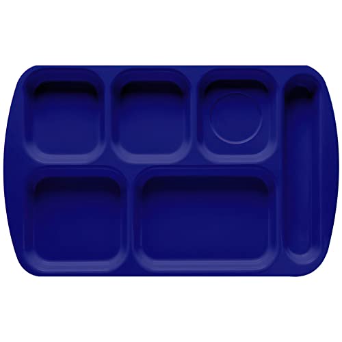 G.E.T. 6 Compartment School Cafeteria Tray, Right Handed, 10