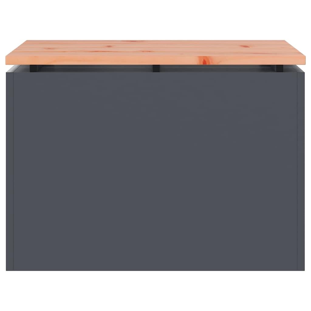 VidaXL Panchina da Giardino Acciaio 60x40x43 cm 1 Posto