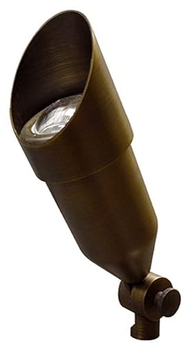 Alliance Outdoor Lighting Bl200-Bt Bluetooth Bullet Light, Integrated Led Bluetooth Landscape Lighting, Dimmable Path Spotlight, Solid Brass With Aged Brass Finish, 7.25 In X 2.5 In X 1.75 In #TOP25