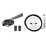 Hörmann Ecostar Garagentorantrieb Liftronic 500-2 (500 N, 433 MHz, Handsender RSC 2) & Rademacher 4560 externe Entriegelung für RolloPort S1, S2 und SX5 DuoFern Garagentorantrieb, Sektionaltor