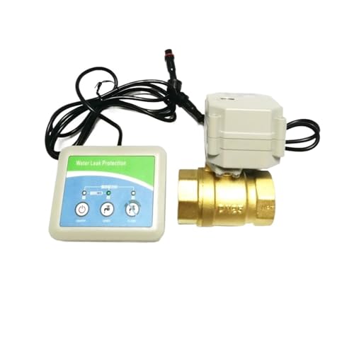 Détecteur de fuite d'eau intelligent, alarme, contrôle de vanne électrique, protection automatique contre les fuites, utilisé for les conduites DN25 1(BSP thread)