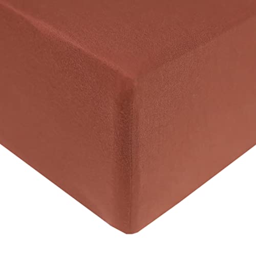 Image of Copper Pearl Premium Knit Baby Crib Sheets for Boys and Girls Breathable and Soft, Fitted Crib Sheets for Standard Baby Mattresses, Moab