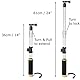 DigiCharge Schwimmendes ausziehbare Selfie-Stick-Halterung mit Handschlaufe für Action-Kamera GoPro Hero13 Hero12 Hero Max/DJI Osmo Action 5 4 / Insta360 One/Akaso Teleskop-Wasserdichter Schwimmer