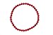 Taddart Minerals – Bracciale rosso marrone in pietra naturale di diaspro con sfere da 4 mm su filo di nylon elastico, fatto a mano