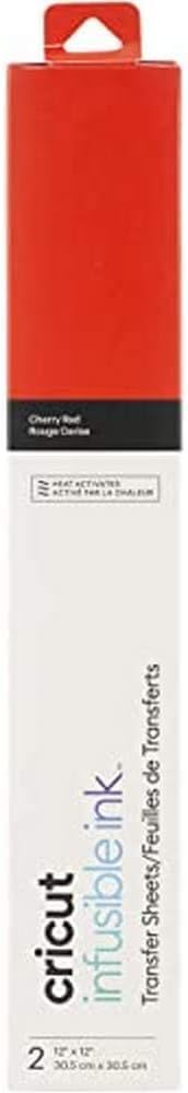 Cricut Infusible Ink Transfer Sheet 12"X12" 2/Pkg-Cherry Red -2006785