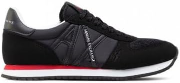 A|X Armani Exchange Mens Texturized Suede & Mesh Logo Sneaker - Image 5