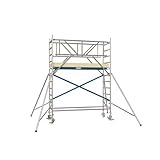 TÜV-zertifiziert & BG Bau-förderfähig, Zuverlässige Sicherheit nach DIN EN 1004 und TRBS 2121-1. 200?kg/m² Traglast, rutschfeste Plattform - konzipiert für professionelle Dauernutzung.