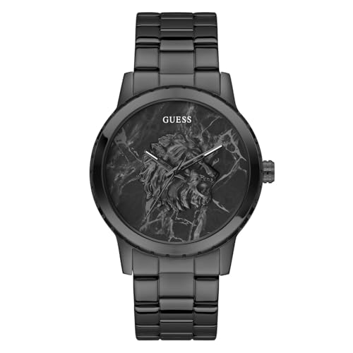 Montre Guess Monarch GW0958G3 Homme Noir le Cadeau Idéal en Acier