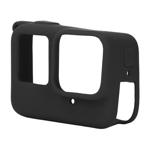 Naroote Coque en Silicone pour Caméra d'action, Capuchon D'objectif pour Ace Pro, Housse de Protection Durable Antichoc pour Les Amateurs de Sport (Black)