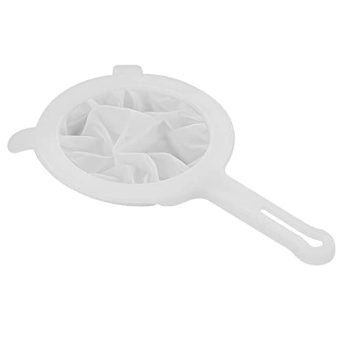 1 Stück Sieb Filter, Nylon Sieb Mit Griff, 100 Mesh Ultrafeines Trichterfilter, Mit Rand Und Bequemen Rutschfesten Griffen, Für Saft, Milch, Kaffee Cover