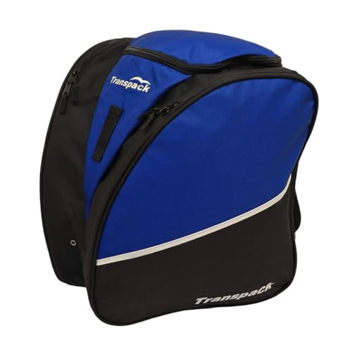 TRANSPACK Edge Junior Water-Resistant 33L Ski/Snowboard Boot Helmet Goggles & Gear Backpack Bag, Cobalt