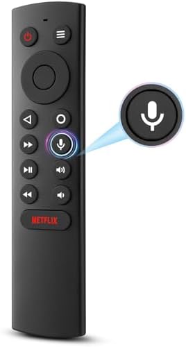 Ersatzfernbedienung mit Sprachsteuerung für NVIDIA Shield TVs | Passend für Alle Modelle des NVIDIA Shield TV Pro Streaming Players (2015/2017/2019) | Einfache Sprachkopplung