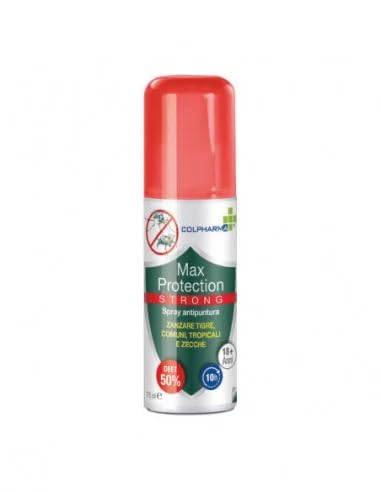 Colpharma Max Protection - Strong Spray Repellente Antizanzare, 75Ml