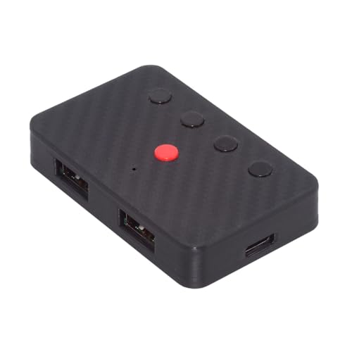 cablecc 2.4G Bluetooth(BT) Converter with Receiver Type-C Power USB Wired Keyboard and Mouse Convert to Wireless for Laptop Tablet Phone