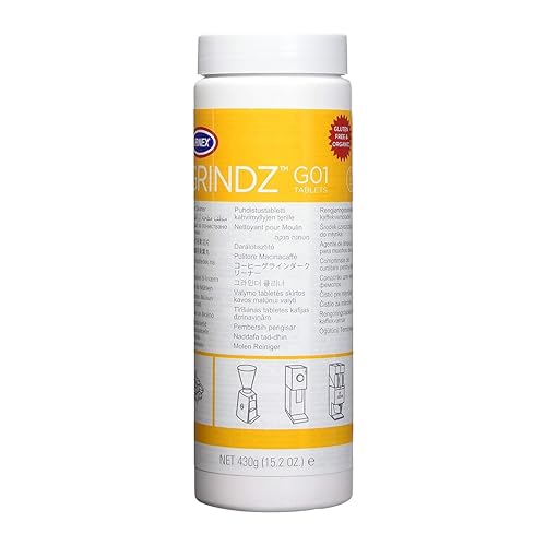 Urnex - Grindz - Kaffeemühlen Reinigungstabletten - Reinigungsmittel, Kaffeefettlöser - 430 g