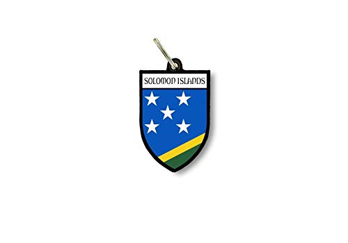 Porte cles clefs cle Drapeau Collection Ville Blason iles Salomon
