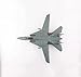 FMOCHANGMDP Military Fighter Alloy Die Cast Model, 1/72 Scale F14B Tomcat Fighter VF-143 Pukin Dogs 2002 Model Toys, 10.4 x 10.7Inchs