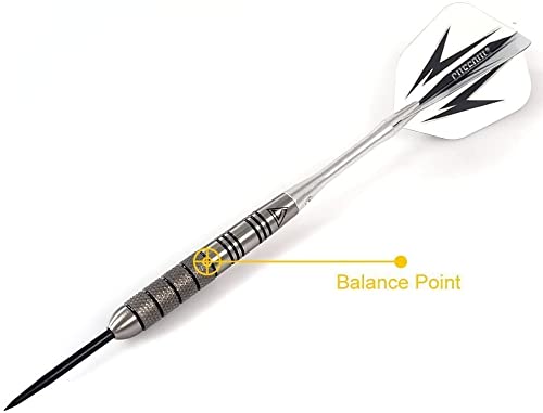 Cuesoul 28 Grams Tungsten Steel Tip Darts Set 95% Tungsten With Luxury Case #TOP1