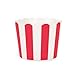Paper Eskimo Baking Cups with Red Stripes, 25-Pack