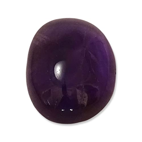 Améthyste brésilienne véritable ovale 7,4 cts pour création de bijoux