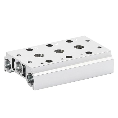 Base colector para válvulas de aire 4V210 y placa base 200M 4