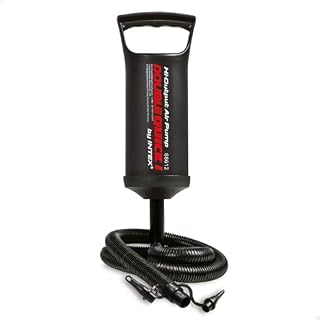 Power Systems Hi-Output Air Pump Double Quick by Intex, Red/Black