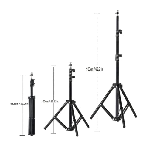 Trípode para proyector telescópico de suelo de 160 cm para equipo de vídeo 5