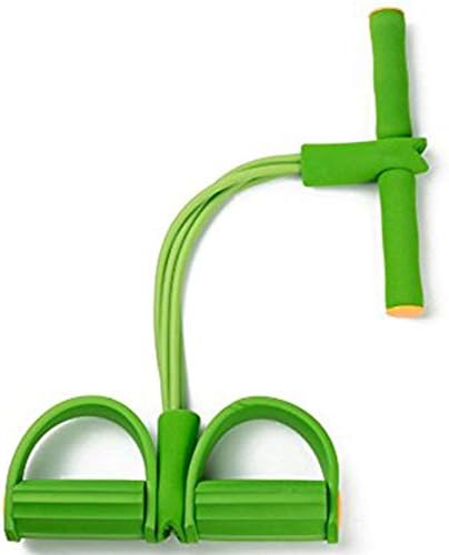Maram 4 Tubes Fitness Sit-up Pull Rope Bodybuilding Tension Rope, Elastic Pull Rope Fitness Equipment for Abdomen, Waist, Arm, Yoga Stretching Slimming Training
