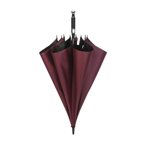 Parapluie de golf résistant au vent grand modèle double couche mât droit homme