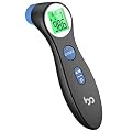Forehead Thermometer for Adults and Kids, No-Touch Digital Infrared Thermometer with Instant Read, Fever Alarm, Easy for Infants, Home, Indoor, Outdoor