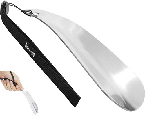 ステンレス くつべら 短ヘラ 携帯 靴べら ポータブル シューホーン シューケア お出かけ 衛生ケア Portable Sanitation Shoe Horn 全長16㎝ Type:SSH-LNG