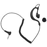 3.5mm Listen Only Earpiece Radio Headset for Motorola APX 6000 7000 8000 Shoulder Mic (4)