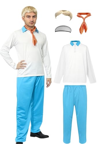 Costume d'Halloween homme complet pour éviter les accessoires manquants