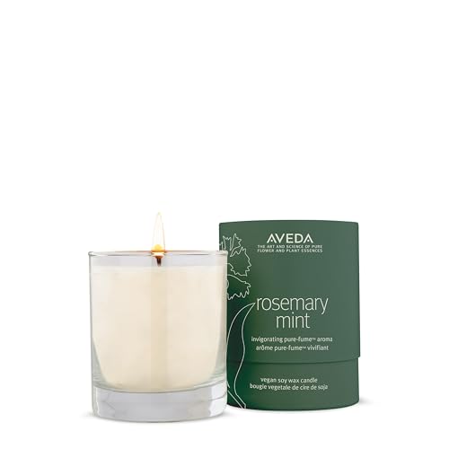 Aveda Rosemary Mint Vegan Soy Wax Candle | Invigorating Aroma of Certified Organic Peppermint, Spearmint, Rosemary | 100% Naturally Derived*
