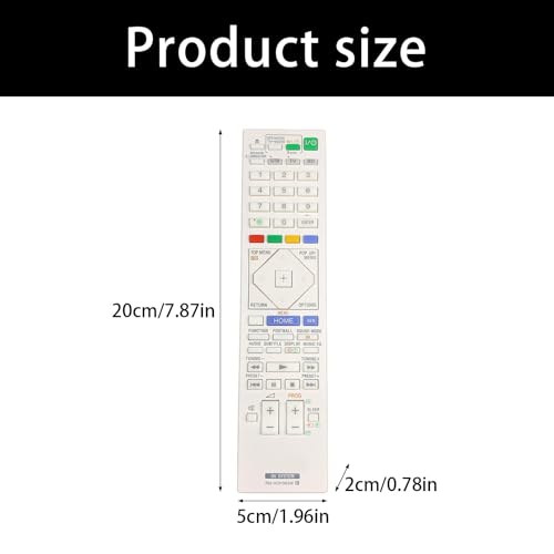 Télécommande avancée pour téléviseurs numériques ADP093W avec service de diffusion en continu, télécommande facile à utiliser pour téléviseurs LED LCD pointus – vue 5