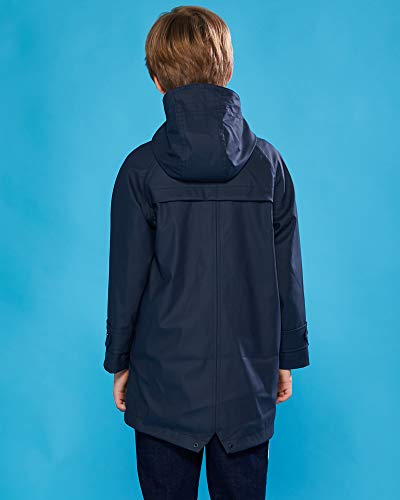 Image of maoo garden Girls Boys Rain Jacket Lightweight Waterproof Raincoat Hooded Lined Long Windbreaker