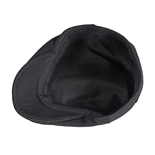 Slatiom British Casual Spring Summer Berets Hat Men Women Cotton Newsboy Caps Visors Duckbill Ivy Flat Cap (Color : C, Size : 55-57Cm) #TOP6