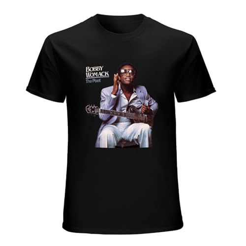 Photo de Bobby Womack The Poet Mens Unisex T-Shirt Graphic Print Top Black Tee XXL