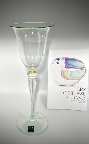 ベネチアンガラス ムラーノ ワイングラス2客+エッチングミラートレイ　イタリア製 Amazon.co.jp: MURANO GLASS ムラーノ ベネチアングラス ワイン