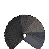 Carta Abrasiva, 42 Pezzi Carta Abrasiva Auto Abrasivi Grana 120/150/180/240/320/400/600/800/1000/1200/1500/2000/2500/3000 Grinta Carta Vetrata Assortimento,Secco/Bagnato, 9 x 3.6 Pollici, Per Automo