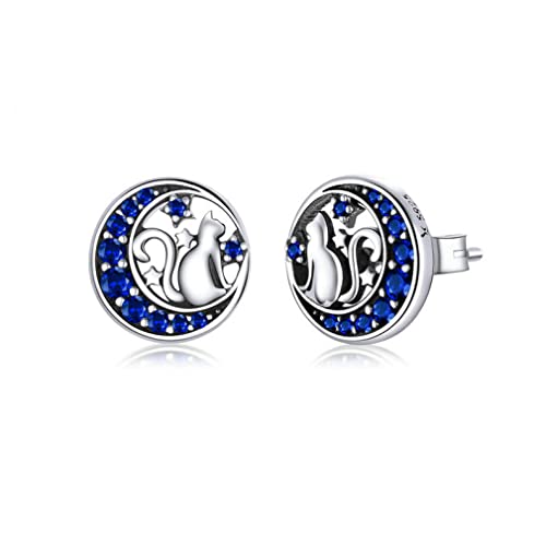 Boucles d'oreilles fée sur la lune cadeau poétique femme anti-allergie
