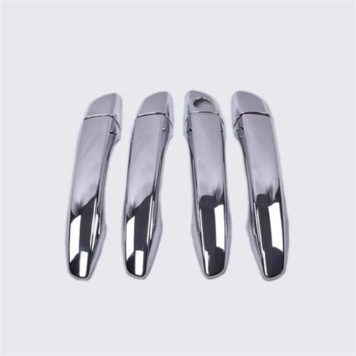 Pegatina cromada para manija de coche compatible con Hyundai Tucson 2015-2020