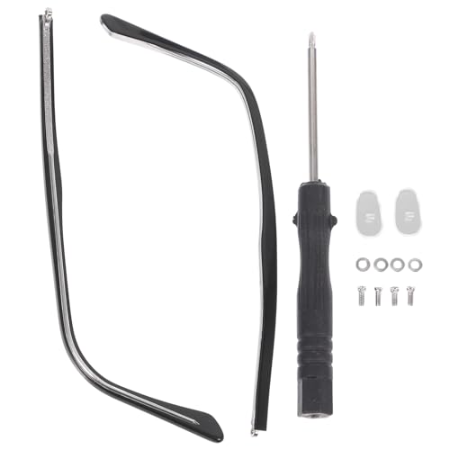 Baluue Glasses Arms Replacement Anti-Allergic Metal Eyeglass Legs Lightweight Durable Temple Accessories for Secure Fit Glasses Repair