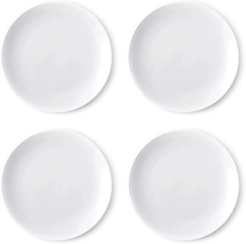 Mozacona 4 cuencos de cerámica blanca para condimentos de 45 pulgadas