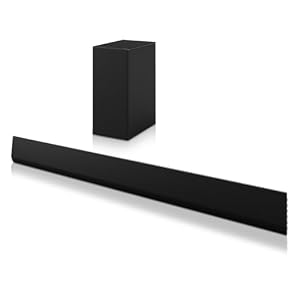 LG SG10TY Smart Sound Bar, 420W, 3.1 Channel, Dolby Atmos and DTS Surround Sound, Wide Connectivity, Bluetooth, USB, Optical Input, Black