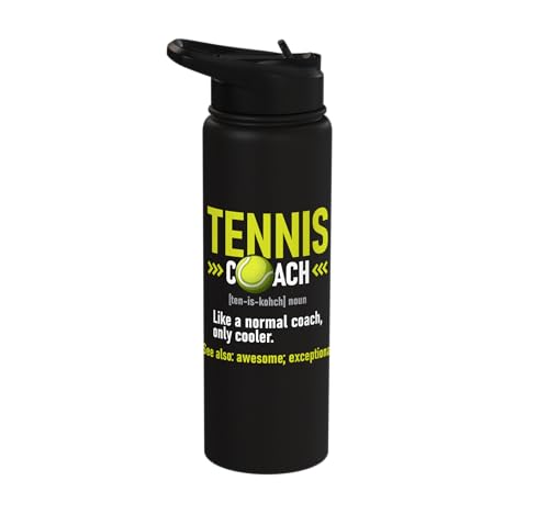 Tennis Coach - Tournament Player Sports Lover Stainless Steel Insulated Water Bottle