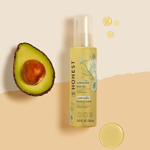 The Honest Company Fragrance-Free Moisturizing Body Oil,Nourish Soothe Baby's Skin,Plant-Based,Hypoallergenic Vegan,4.0 fl oz,(Pack of 2) - image 4