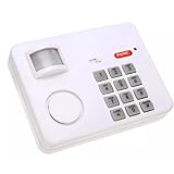 2x Wireless Motion Sensor Alarm with Security Keypad - PIR Detection for Home, Garage, Shed, Caravan, & Office - Battery-Operated Intruder Alert System with Panic Button, 3 Modes & Easy Installation